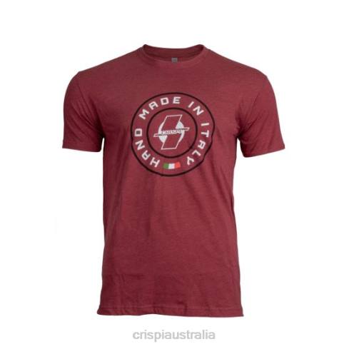 Apparel AU Crispi Sticker Shirt Cardinal F6F251